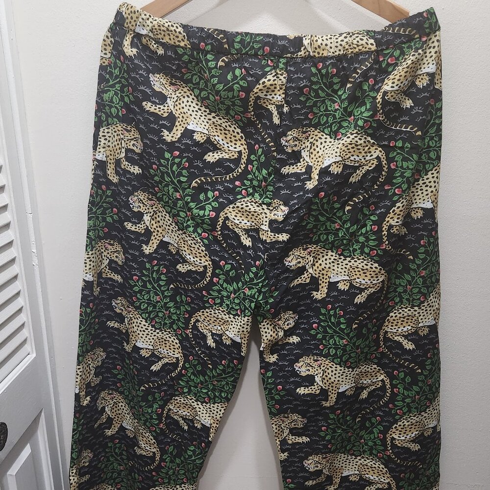 Printfresh Bagheera Leopard Pajama Pants – Organic Cotton Size Large